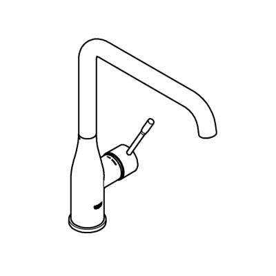 Grohe Essence Tek Kumandalı Eviye Bataryası - 30505000 - 3