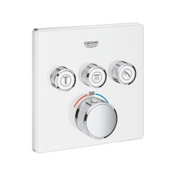 Grohe Grohtherm Smartcontrol Üç Valfli Akış Kontrollü, Ankastre Termostatik Duş Bataryası - 29157Ls0 - 1