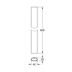 Grohe Rainshower Smartcontrol TadilatYenileme İçin Duş Sistemi Borusu - 48349000 - 1