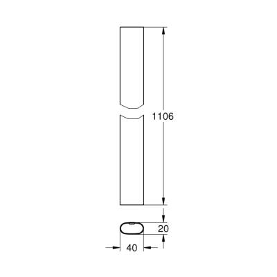 Grohe Rainshower Smartcontrol TadilatYenileme İçin Duş Sistemi Borusu - 48350000 - 2